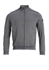 Bugatti Full Zip Sweatshirt, Marine & Grey