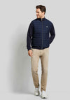 Bugatti Quilted Sweat Jacket, Navy