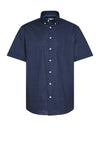 Bugatti Short Sleeve Shirt, Navy