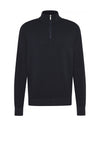Bugatti Troyer Birdeye Knit Quarter Zip Sweater, Marine