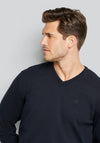 Bugatti V Neck Sweater, Marine