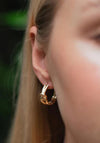 Burren Jewellery All Tied Up Hoops, Gold