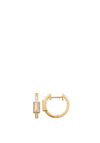 Burren Jewellery Smoke Screen Earrings, Gold