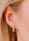 Burren Jewellery Smoke Screen Earrings, Gold