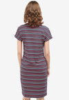 Barbour Womens Harewood Jersey Dress, Navy Multi