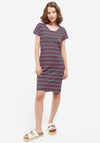 Barbour Womens Harewood Jersey Dress, Navy Multi