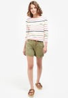 Barbour Hawkins Striped Light Sweater, Cloud Multi