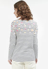 Barbour Womens Bradley Dog Stripe Top, Cloud