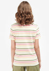 Barbour Womens Bradley Striped T-Shirt, Off White Multi