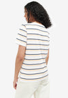 Barbour Womens Picnic Striped T-Shirt, White Multi