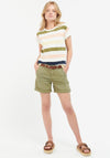 Barbour Womens Lyndale Stripe T-Shirt, Buttermilk Multi