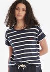 Barbour Womens Otterburn Stripe T-Shirt, Navy