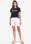 Barbour Womens Otterburn T-Shirt, Navy & White