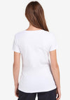 Barbour Womens Otterburn T-Shirt, White & Navy