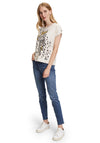 Betty Barclay Leopard Graphic T-Shirt, Beige