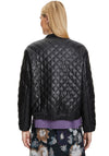 Betty Barclay Quilted Faux Leather Jacket, Black