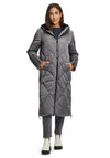 Betty Barclay Long Quilted Coat, Graphite