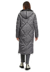 Betty Barclay Long Quilted Coat, Graphite