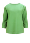 Bianca Deni Ribbed Sweatshirt, Green
