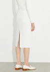 Birelin Crepe Midi Pencil Skirt, Off White