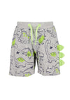 Blue Seven Baby Boy Dino Short, Grey