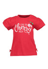 Blue Seven Baby Girl Cherry Short Sleeve Tee, Pink
