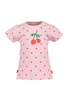 Blue Seven Baby Girl Cherry Short Sleeve Tee, Pink