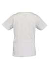 Blue Seven Boy T-Rex Print Tee, White