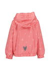 Blue Seven Girls Heart Print Jacket, Pink