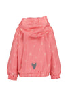 Blue Seven Girls Heart Print Jacket, Pink