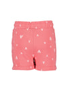 Blue Seven Girl Heart Print Short, Pink