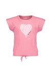Blue Seven Older Girl Short Sleeve Tee, Pink