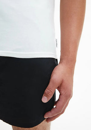 Calvin Klein 2 Pack Modern Cotton Stretch T-Shirts, White