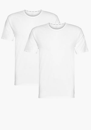 Calvin Klein 2 Pack Modern Cotton Stretch T-Shirts, White
