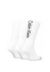 Calvin Klein Athleisure 3 Pair Socks, White