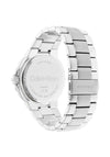 Calvin Klein Mens Black Dial Watch, Silver