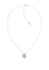 Calvin Klein CZ Pebble Necklace, Silver