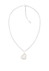 Calvin Klein Heart Necklace, Silver