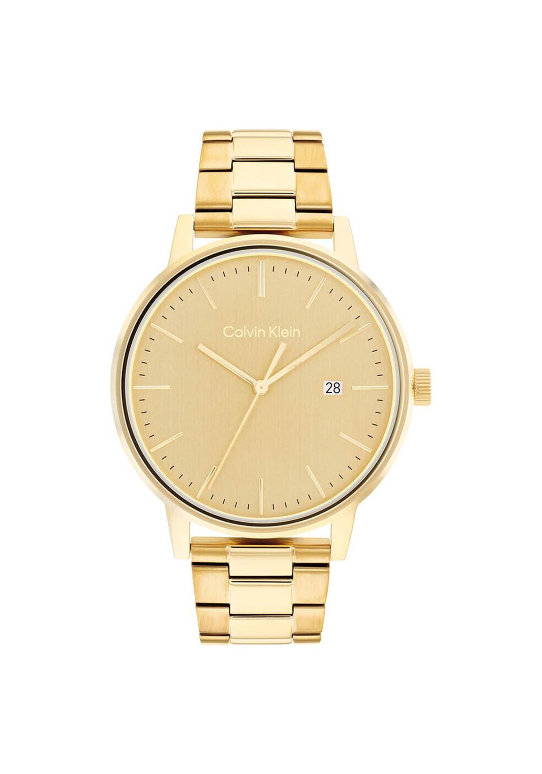 Calvin Klein Mens Champagne Dial Watch, Gold