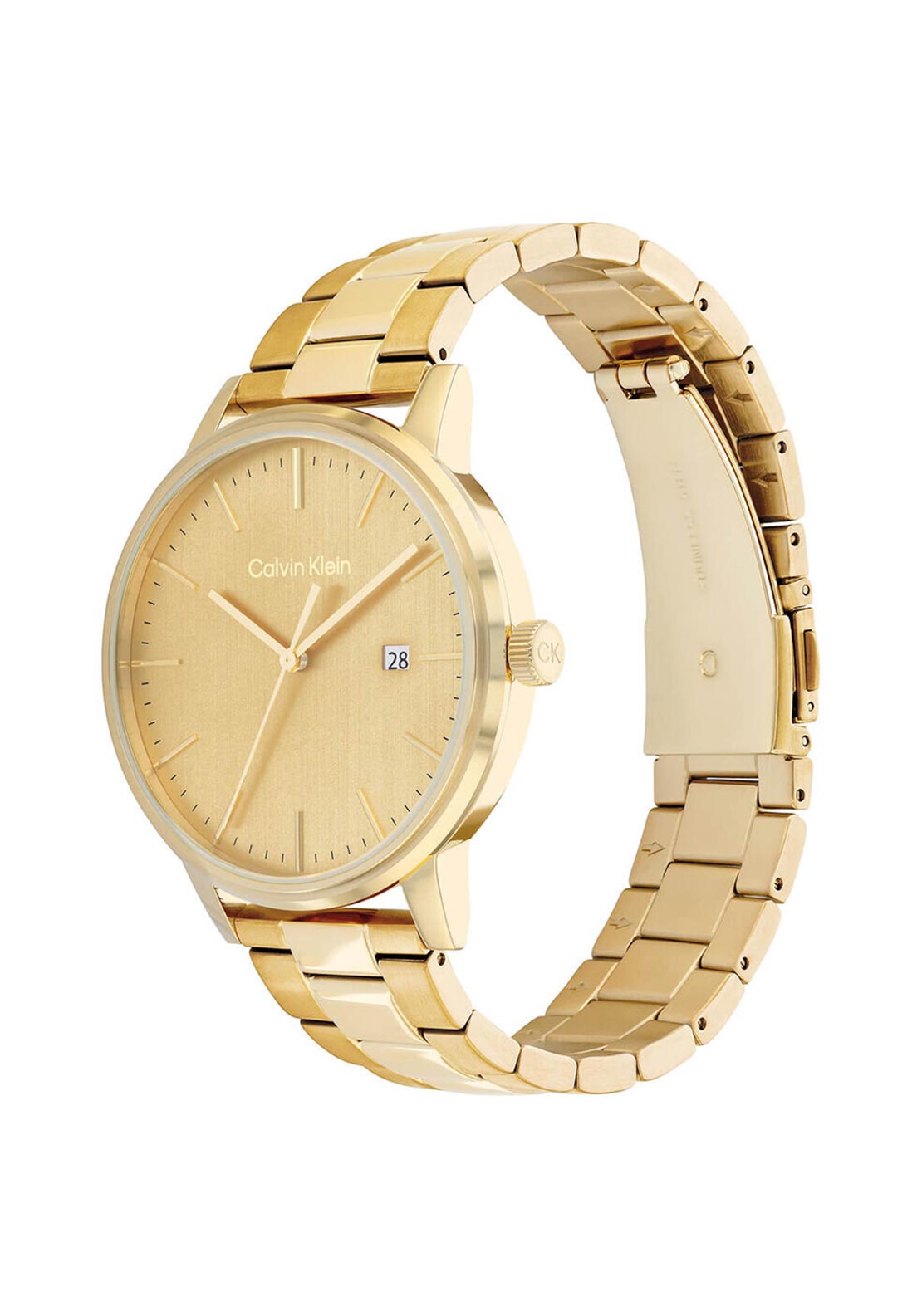 Calvin Klein Mens Champagne Dial Watch, Gold