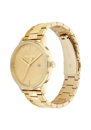 Calvin Klein Mens Champagne Dial Watch, Gold