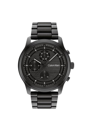 Calvin Klein Mens Chronograph Watch, Black