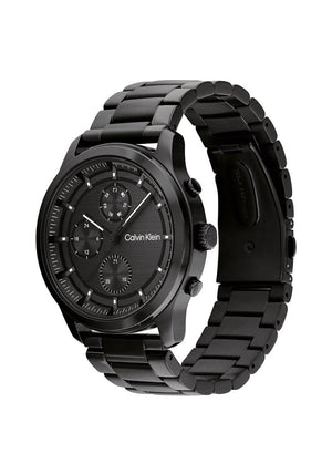 Calvin Klein Mens Chronograph Watch, Black