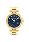 Calvin Klein Mens Marine Dial Watch, Gold