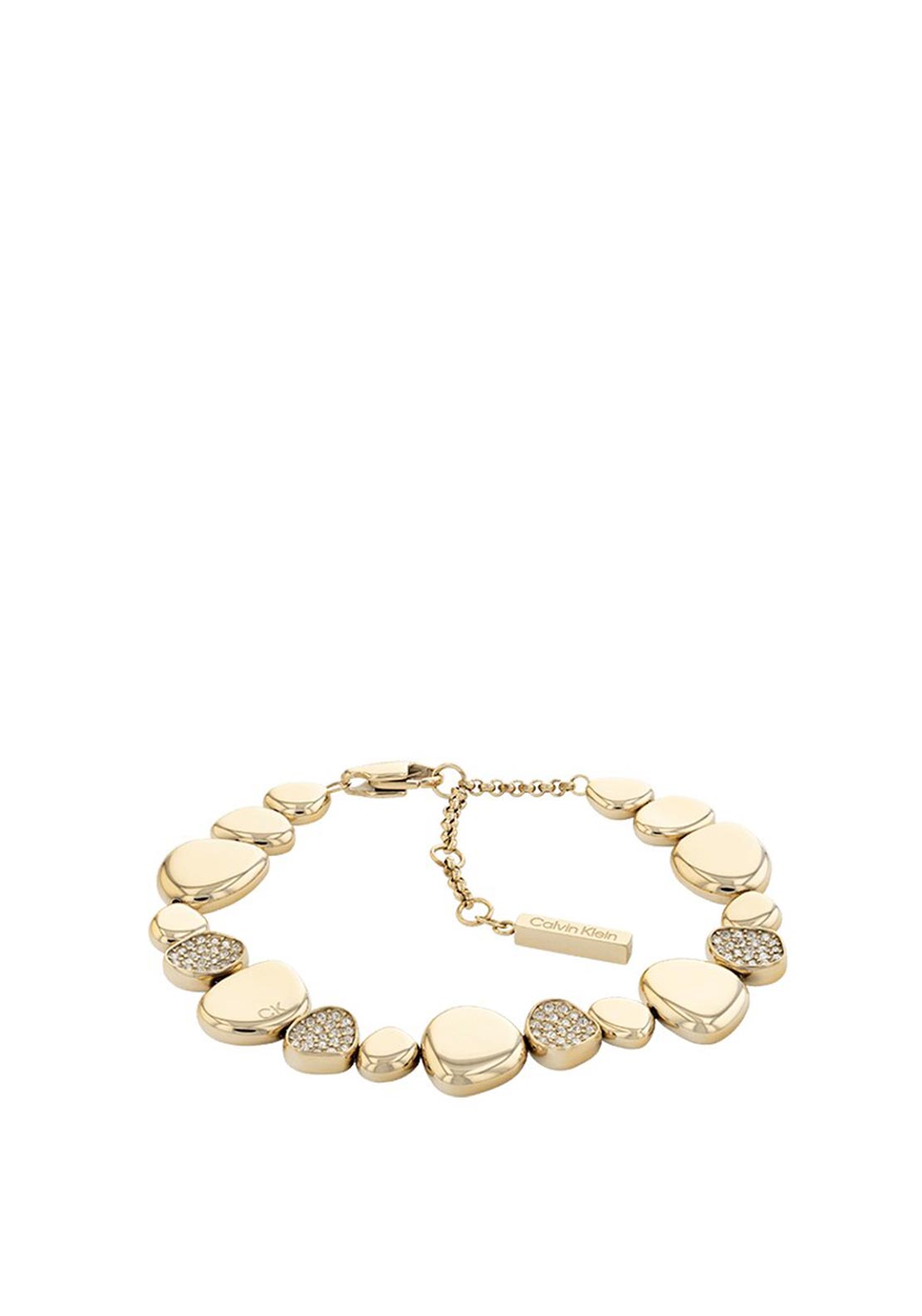 Calvin Klein Pebble Bracelet, Gold