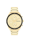 Calvin Klein Ladies Sport Black Bezel Watch, Gold