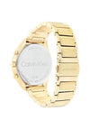 Calvin Klein Ladies Sport Black Bezel Watch, Gold