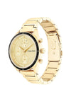 Calvin Klein Ladies Sport Black Bezel Watch, Gold