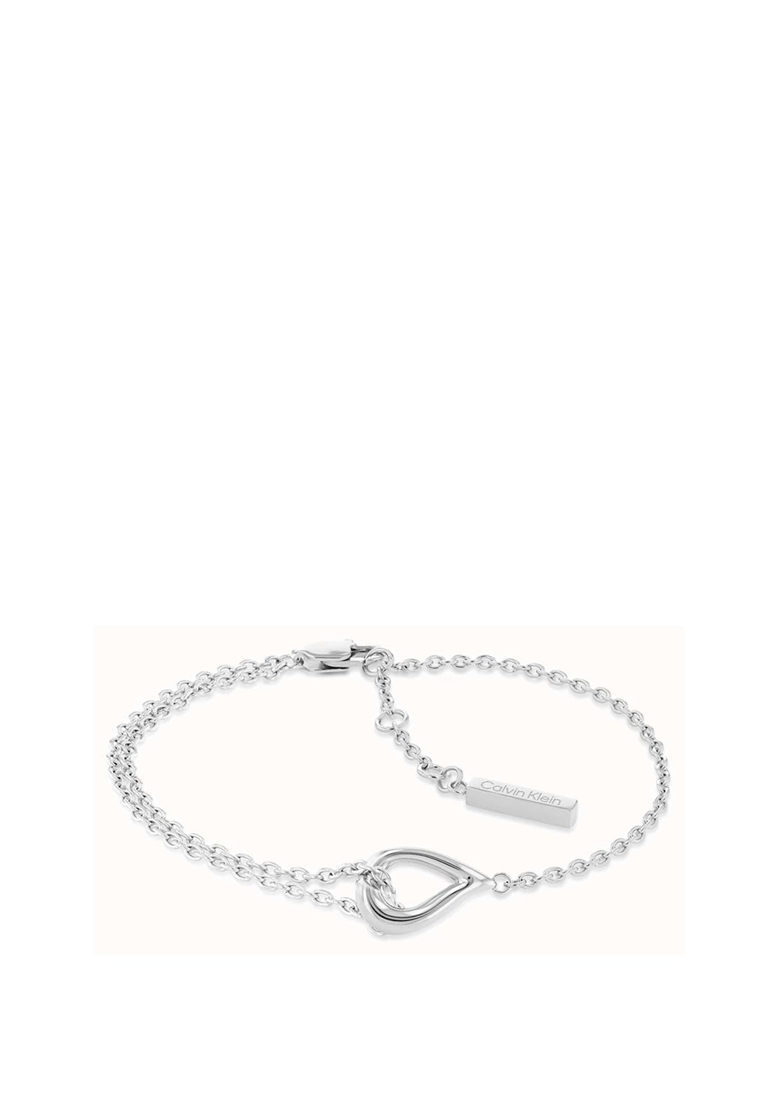Calvin Klein Teardrop Bracelet, Silver