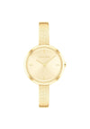 Calvin Klein Ladies Monogram Bracelet Watch, Gold